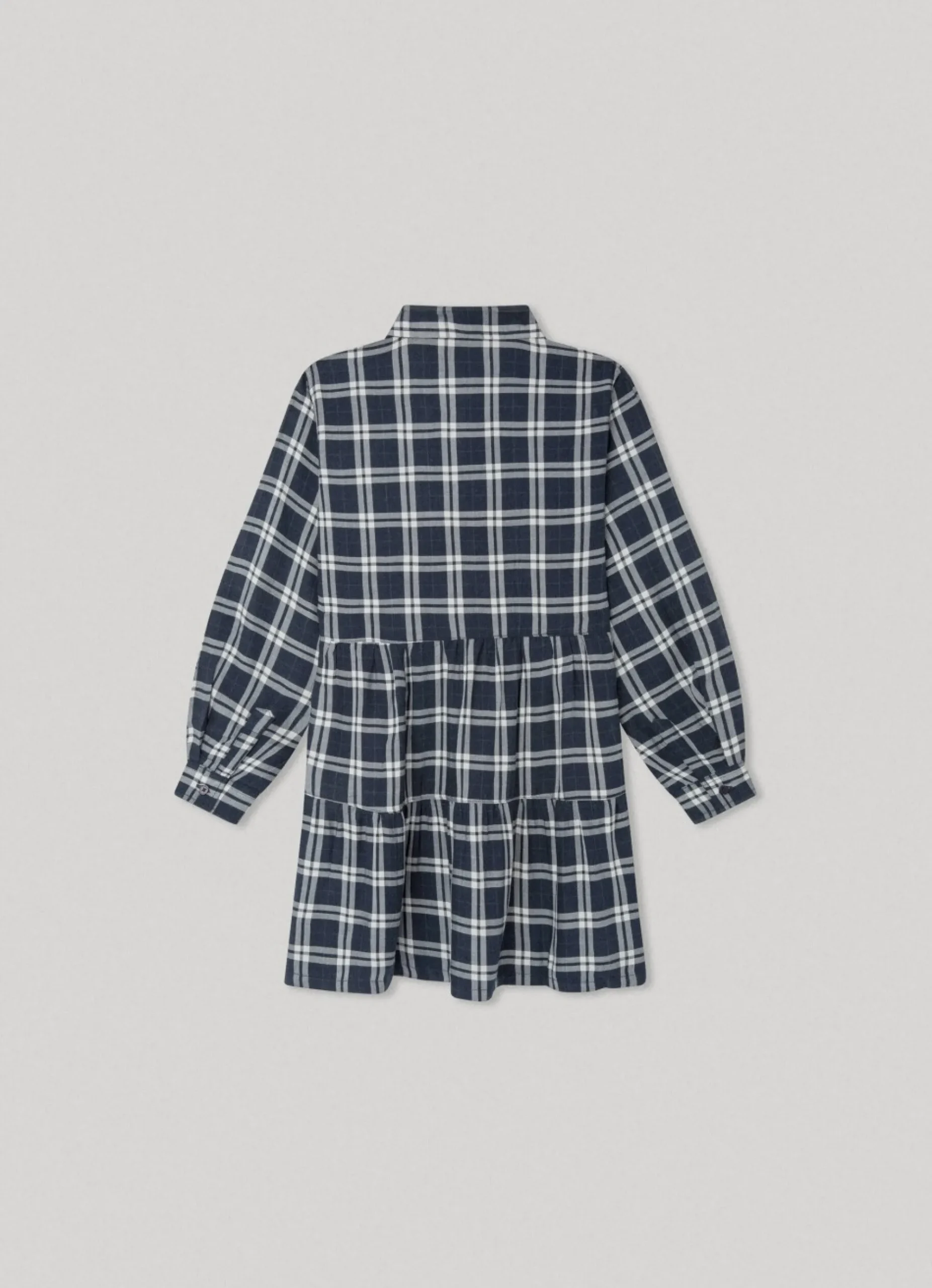 Rapariga Pepe Jeans Vestidos E Saias>Vestido Camiseiro Xadrez