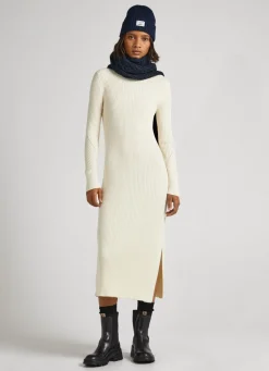 Mulher Pepe Jeans Vestidos E Macacões>Vestido Canelado Regular Fit