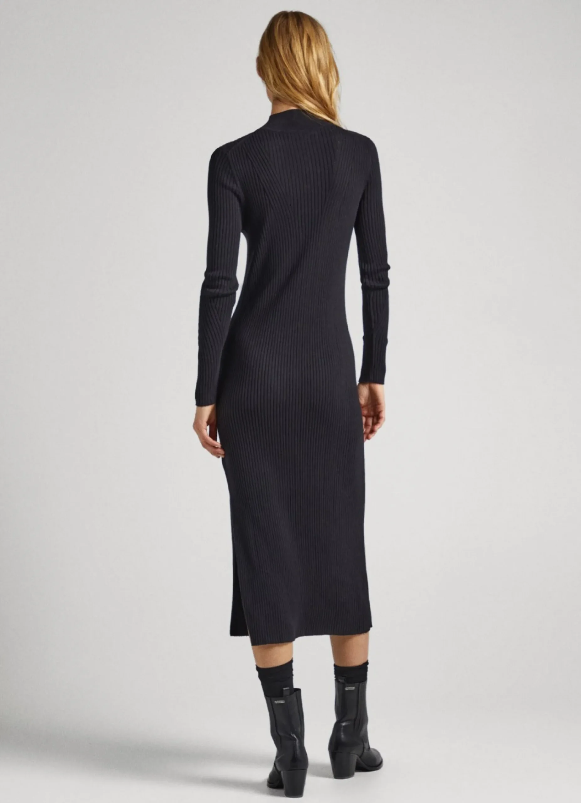 Mulher Pepe Jeans Vestidos E Macacões>Vestido Canelado Regular Fit