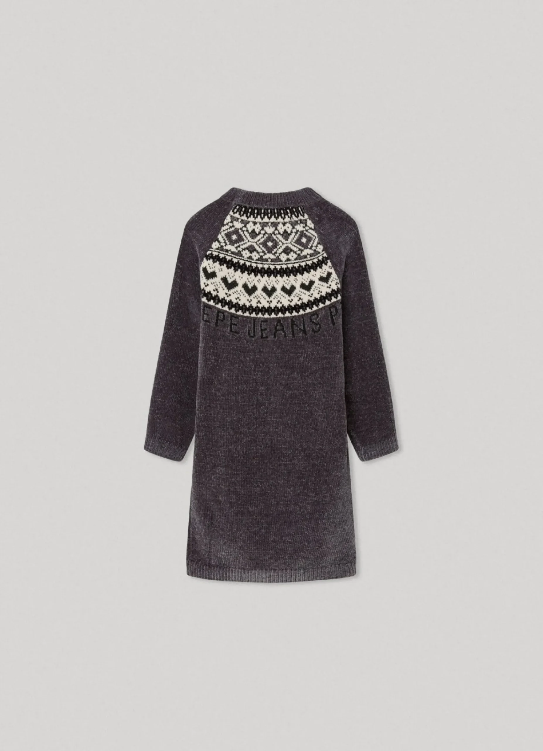 Rapariga Pepe Jeans Vestidos E Saias>Vestido Chenille Padrao Fair Isle