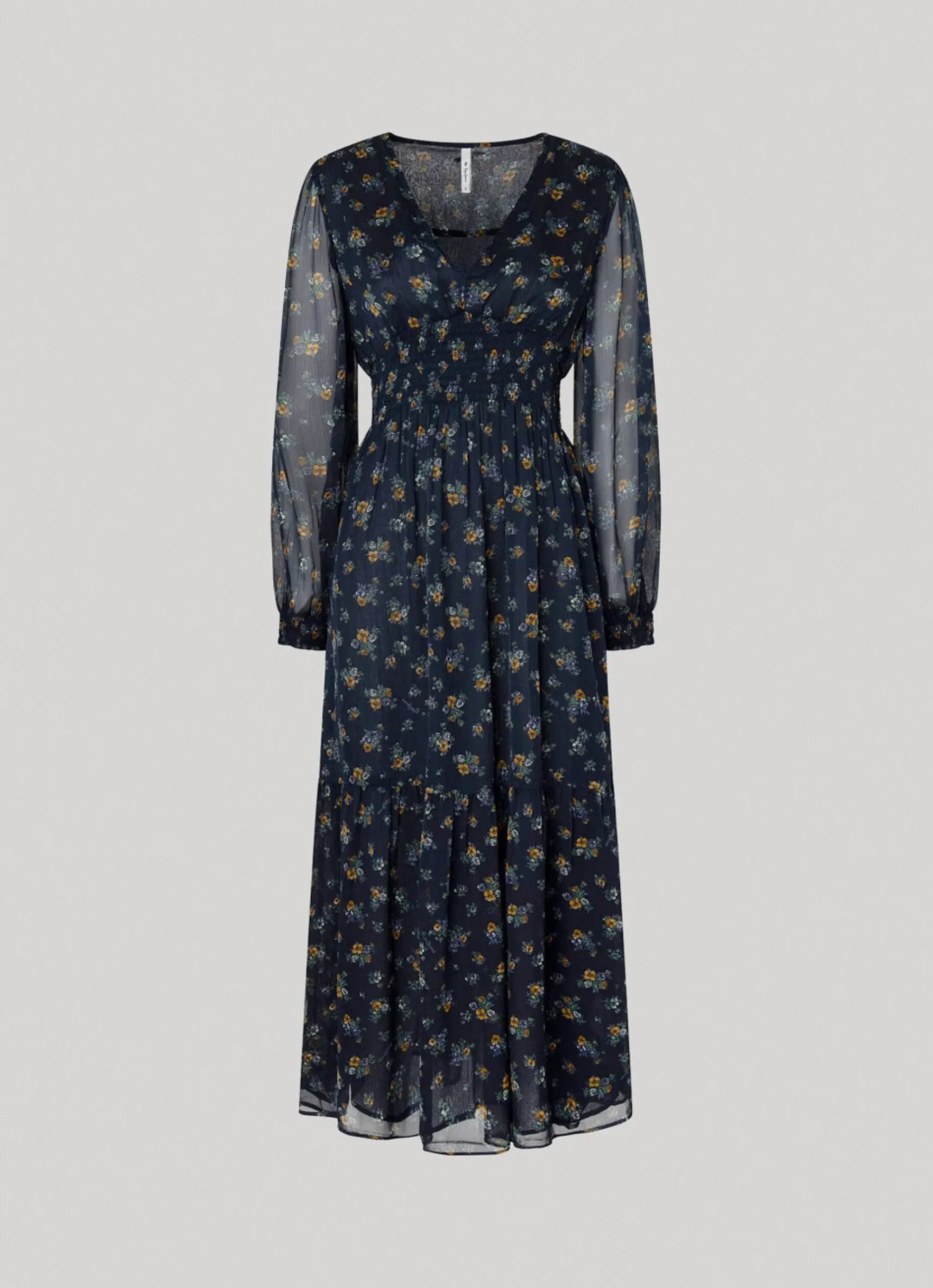 Mulher Pepe Jeans Vestidos E Macacões>Vestido Chiffon Padrao Floral