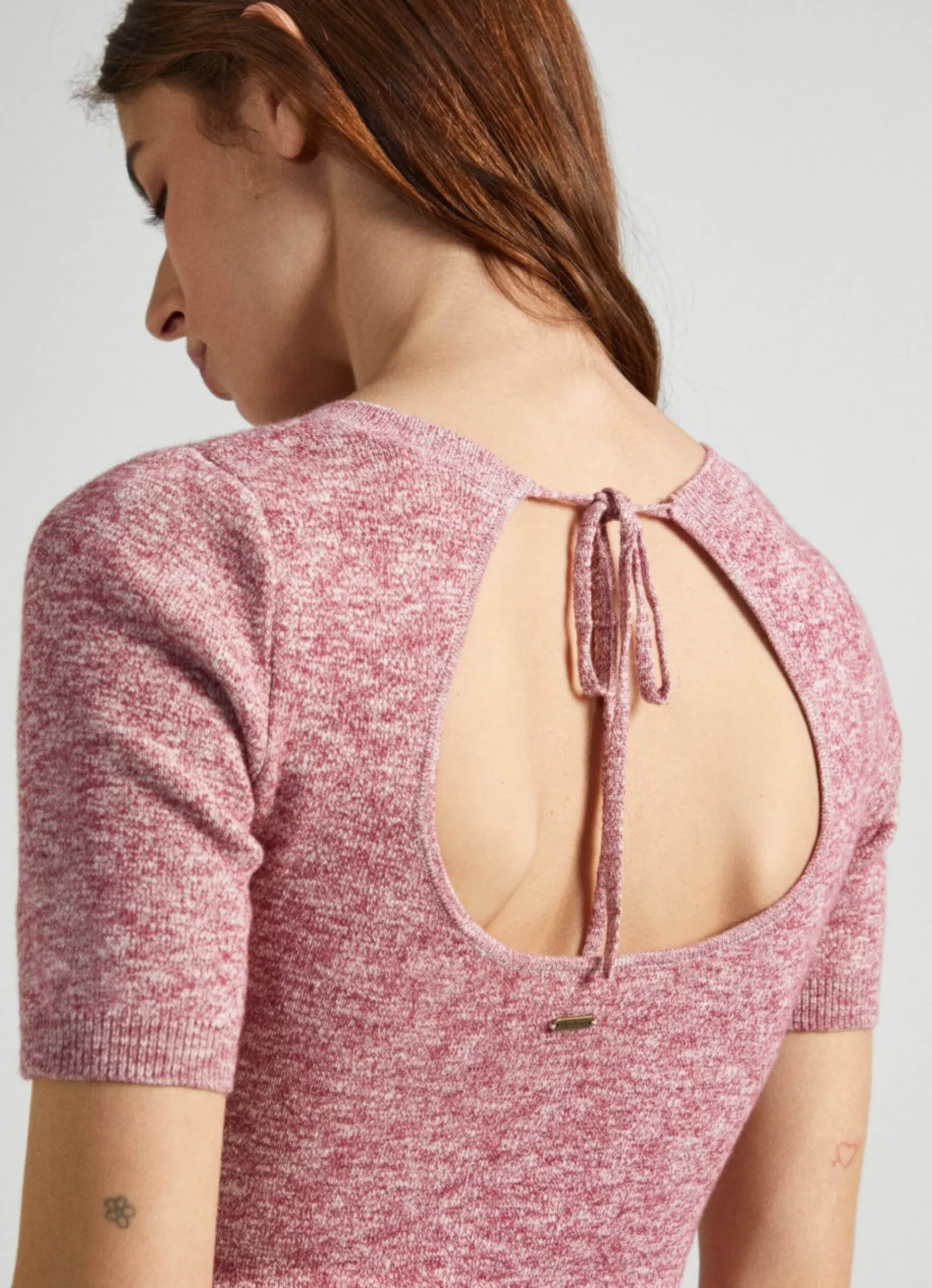 Mulher Pepe Jeans Malhas>Vestido De Algodao Melange