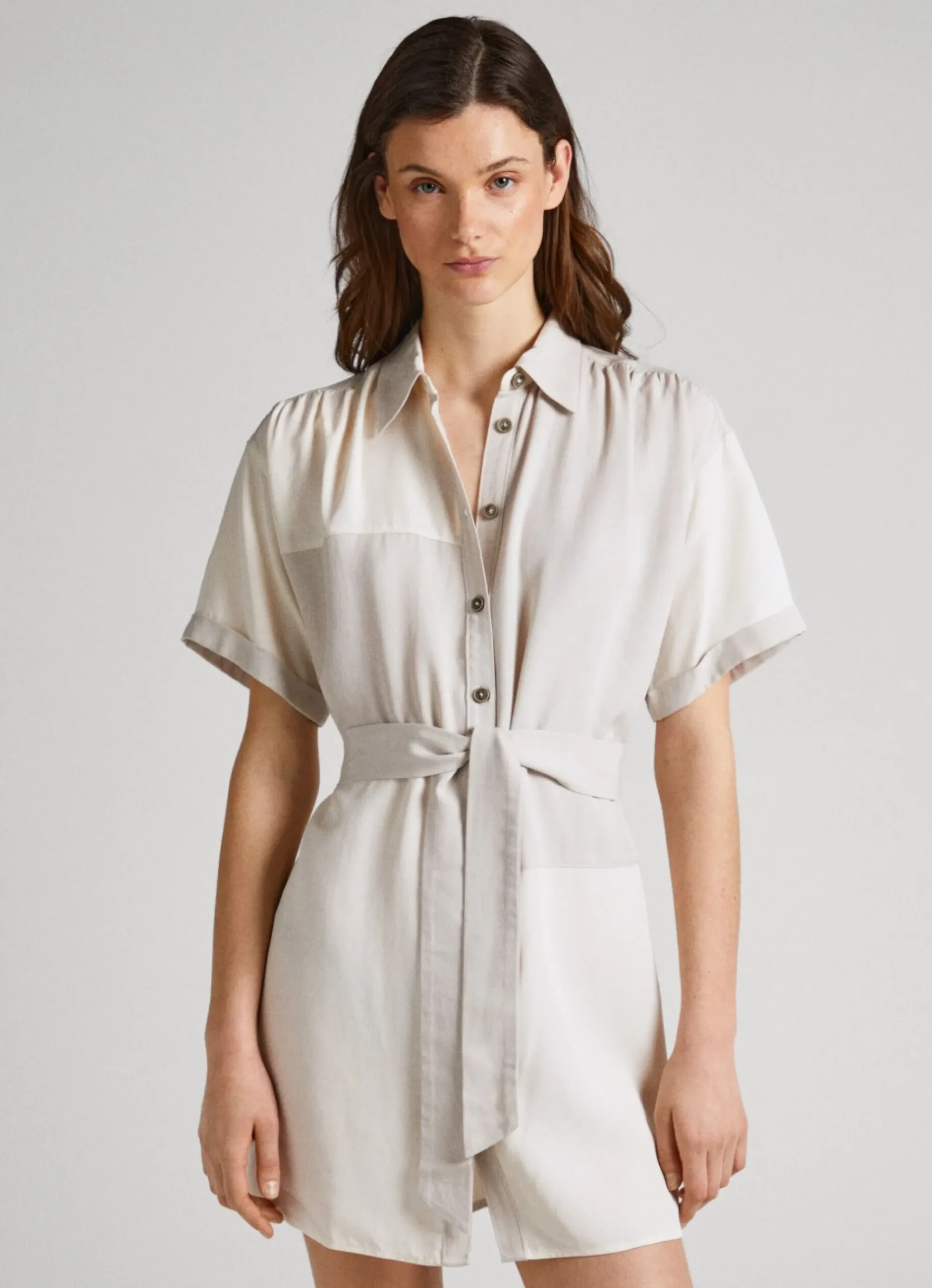 Mulher Pepe Jeans Vestidos E Macacões>Vestido De Efeito Patch