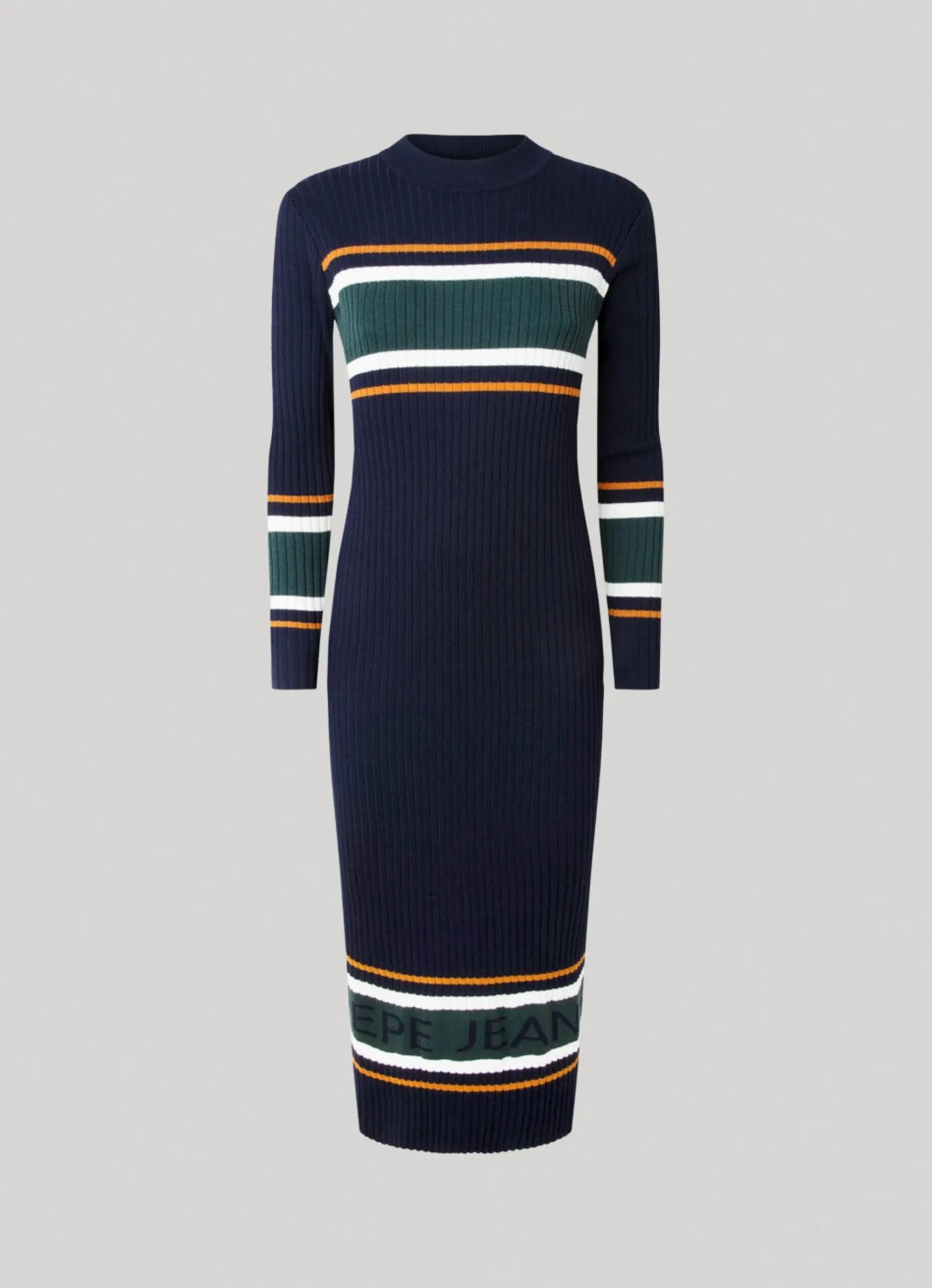 Mulher Pepe Jeans Vestidos E Macacões>Vestido De Malha Canelada
