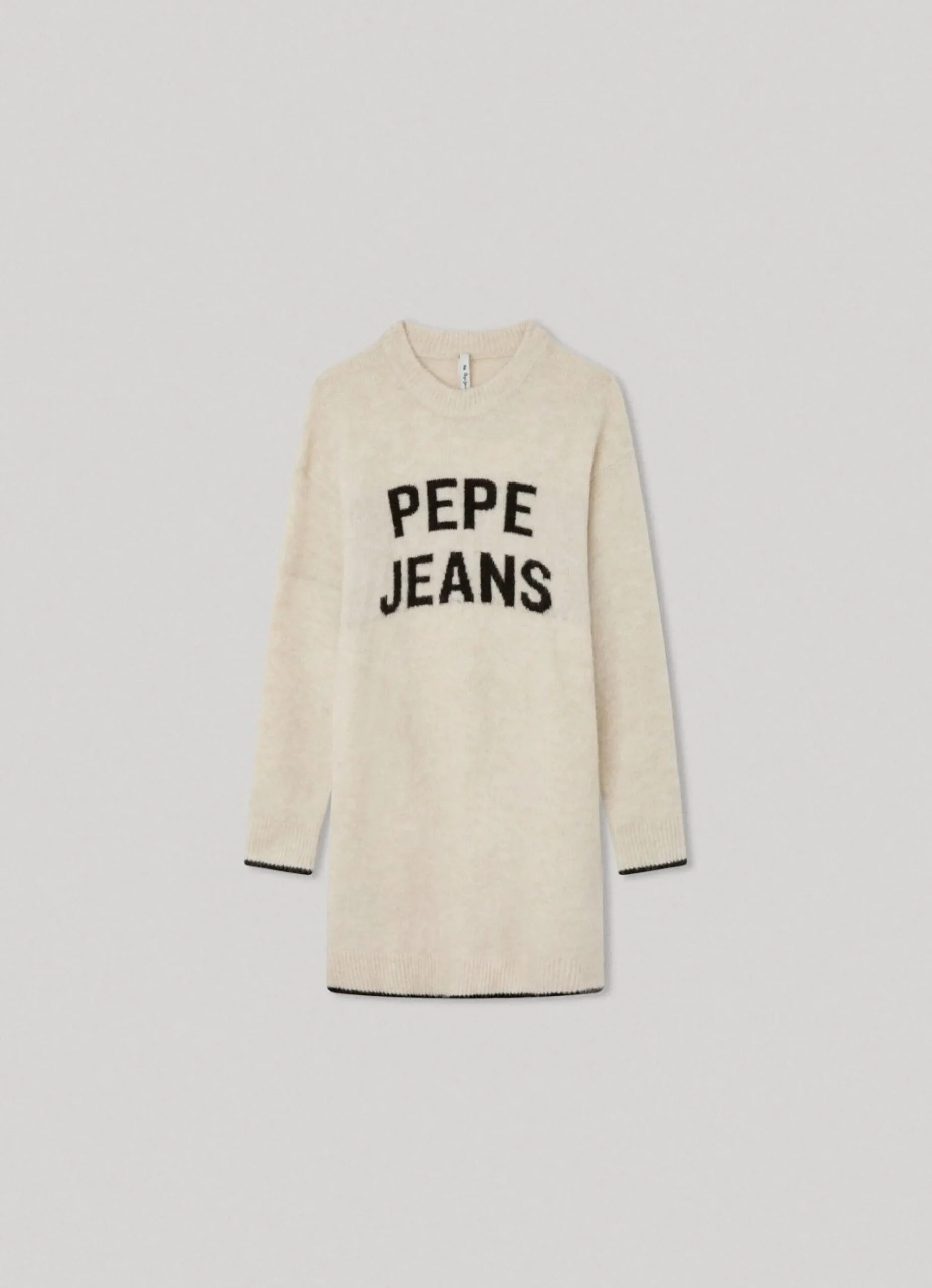 Rapariga Pepe Jeans Vestidos E Saias>Vestido De Malha Logo Bordado