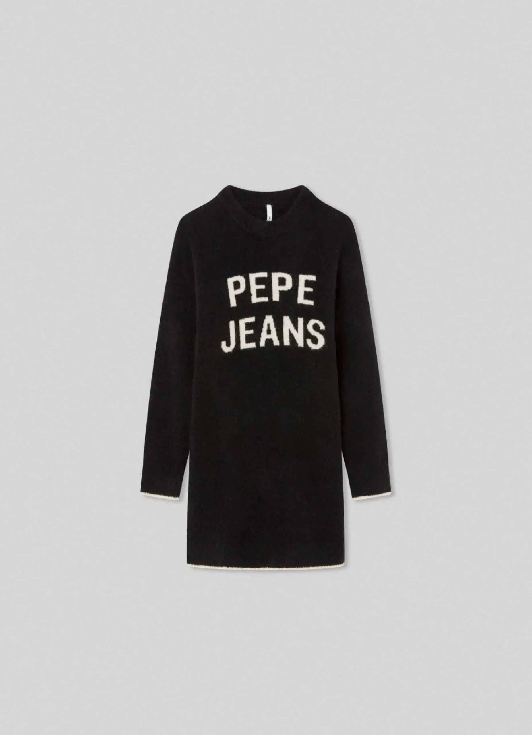Rapariga Pepe Jeans Vestidos E Saias>Vestido De Malha Logo Bordado