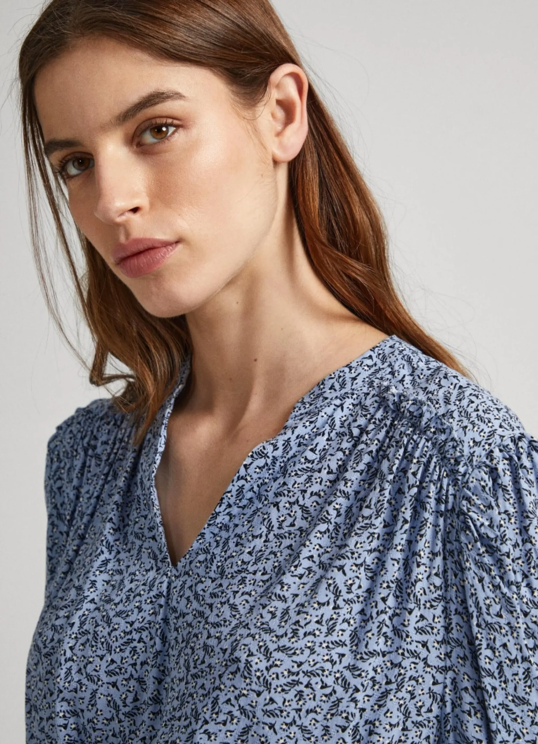 Mulher Pepe Jeans Vestidos E Macacões>Vestido Dobby Com Padrao Floral