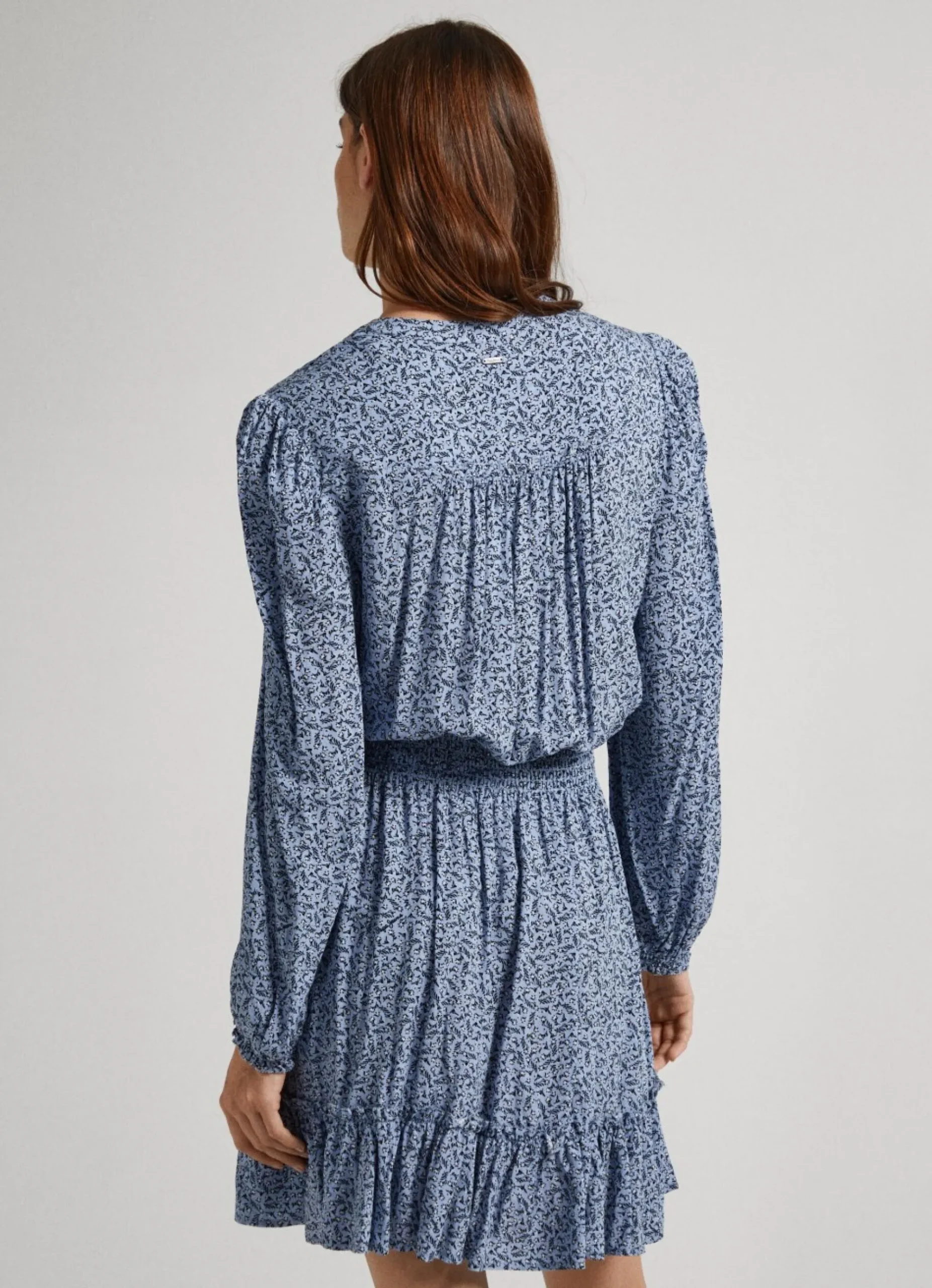 Mulher Pepe Jeans Vestidos E Macacões>Vestido Dobby Com Padrao Floral