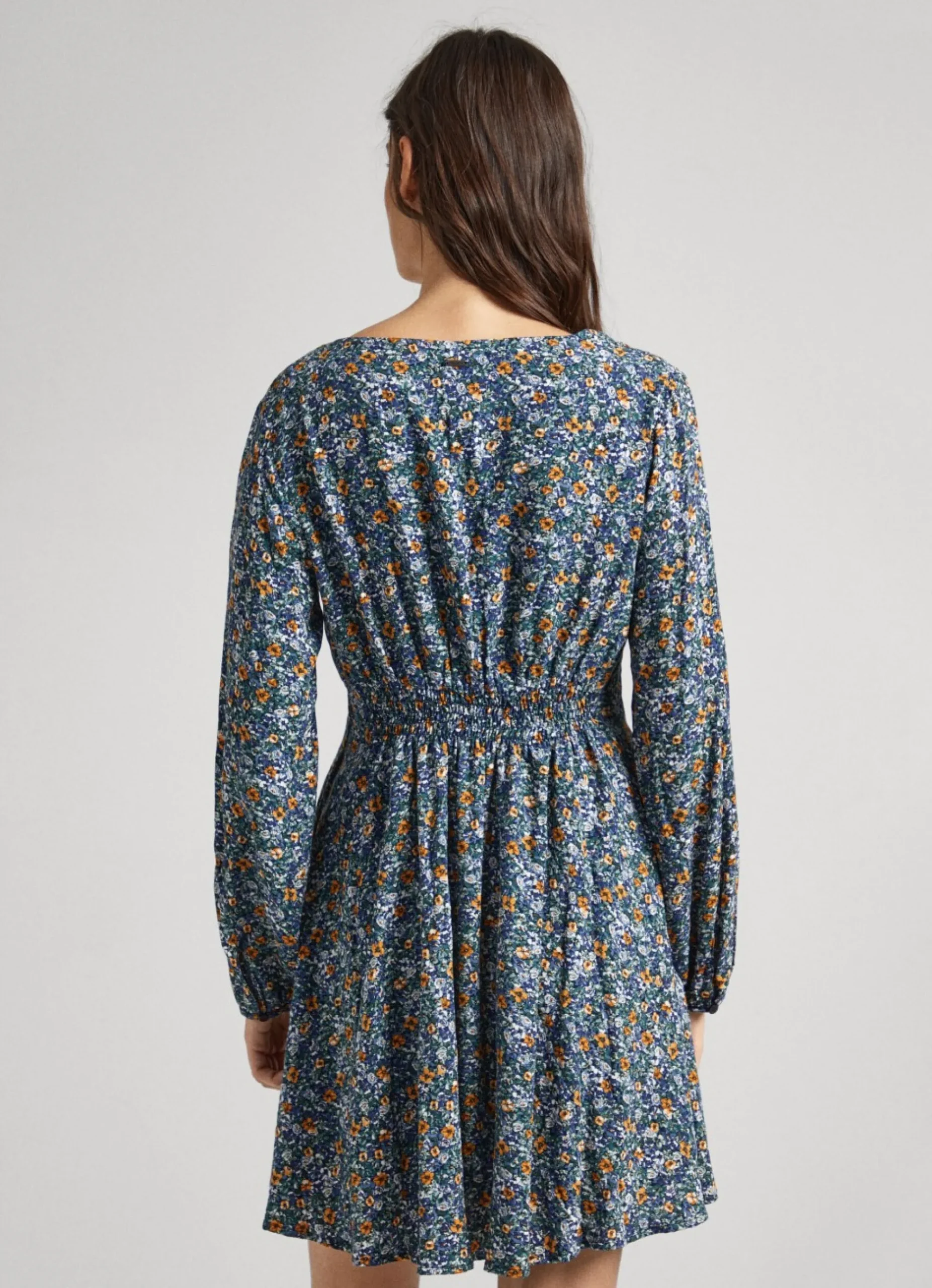 Mulher Pepe Jeans Vestidos E Macacões>Vestido Dobby Padrao Floral