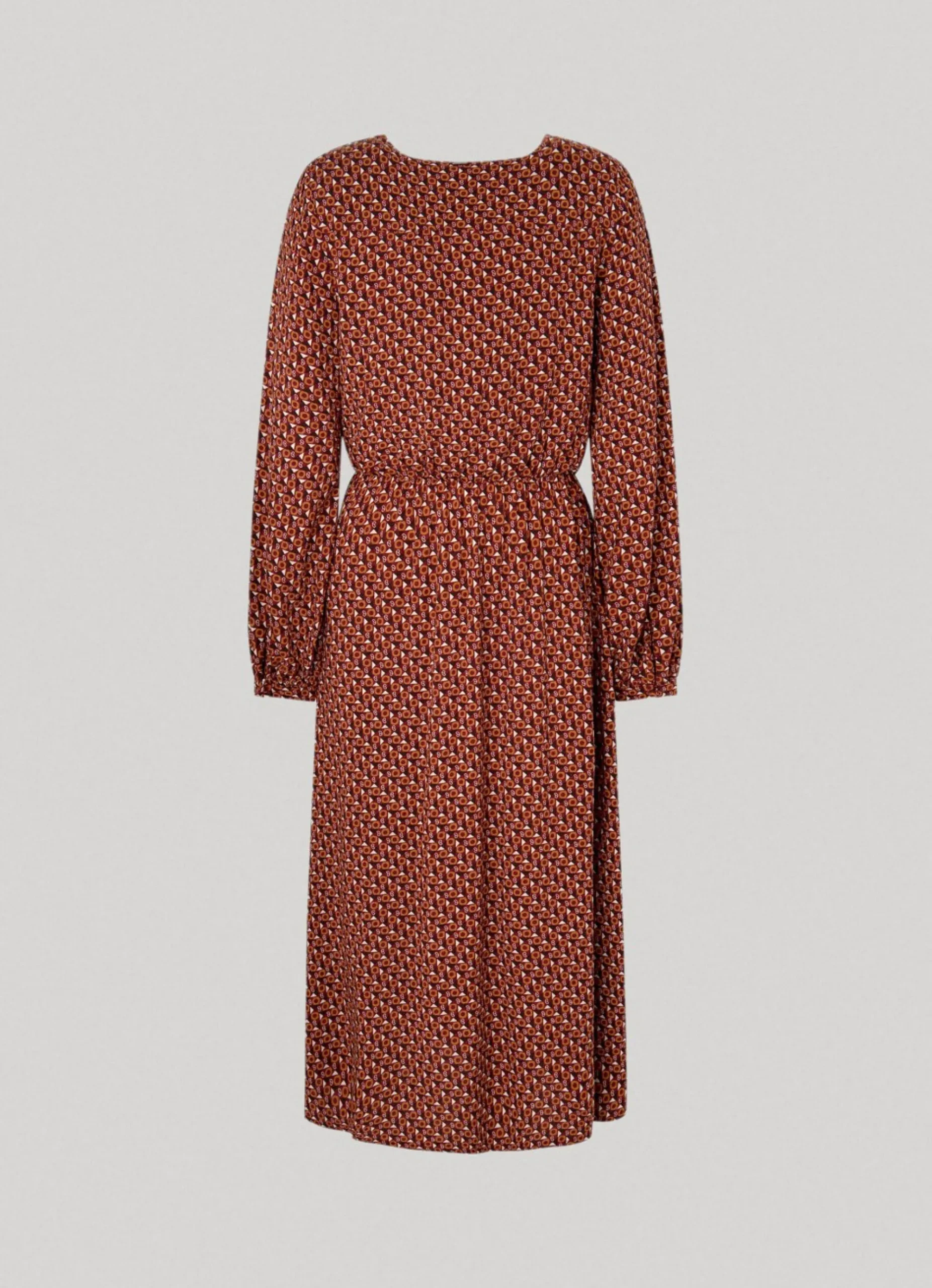 Mulher Pepe Jeans Vestidos E Macacões>Vestido Dobby Padrao Geometrico