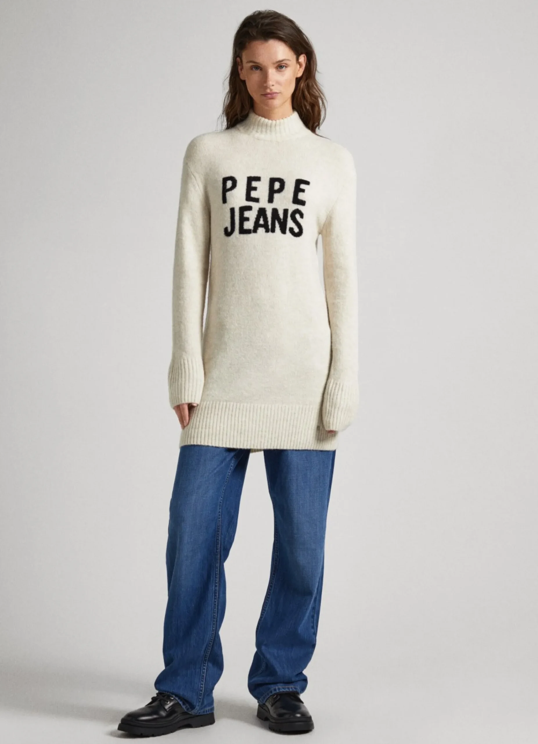 Mulher Pepe Jeans Vestidos E Macacões>Vestido Logo Bordado