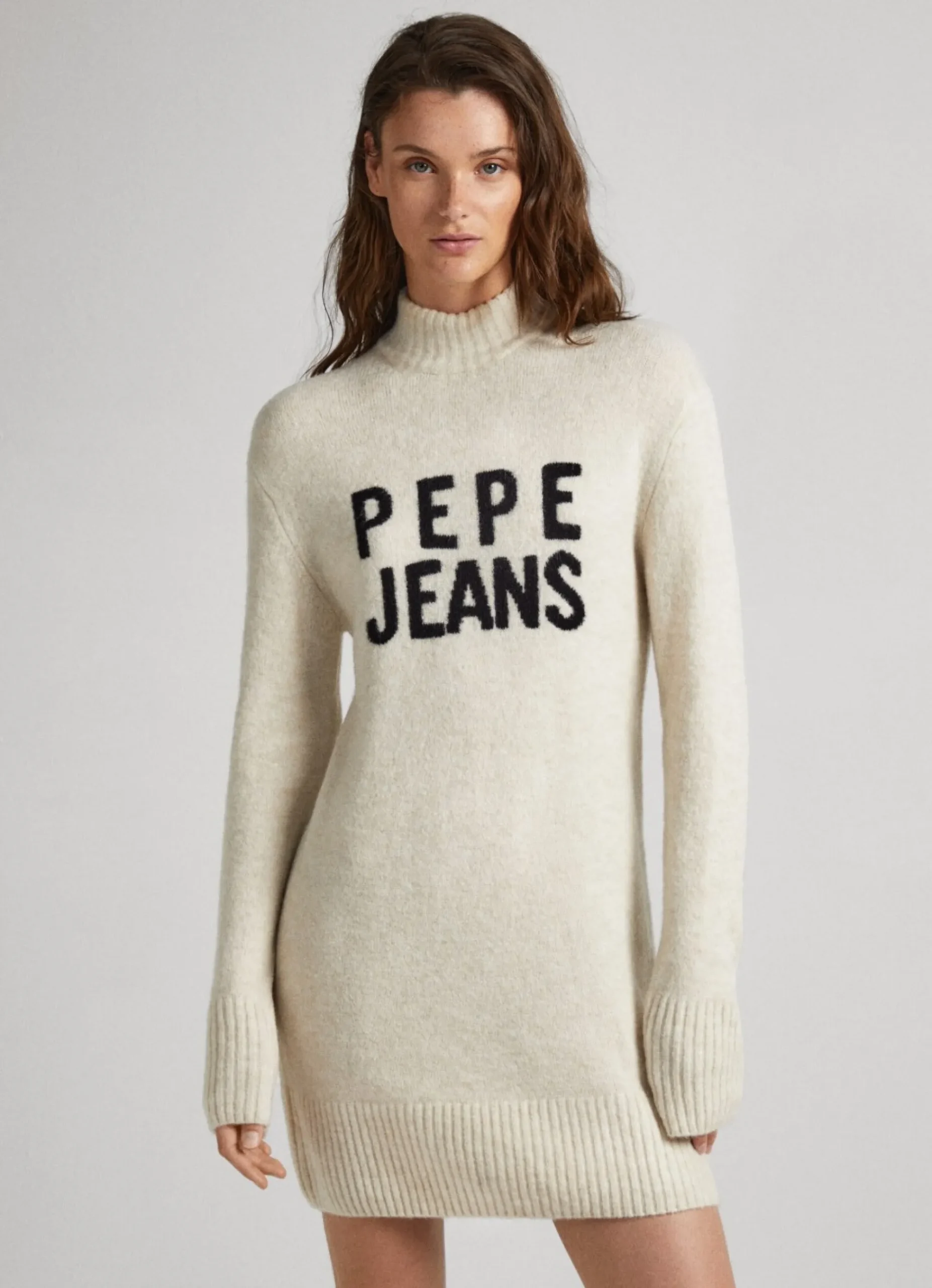 Mulher Pepe Jeans Vestidos E Macacões>Vestido Logo Bordado