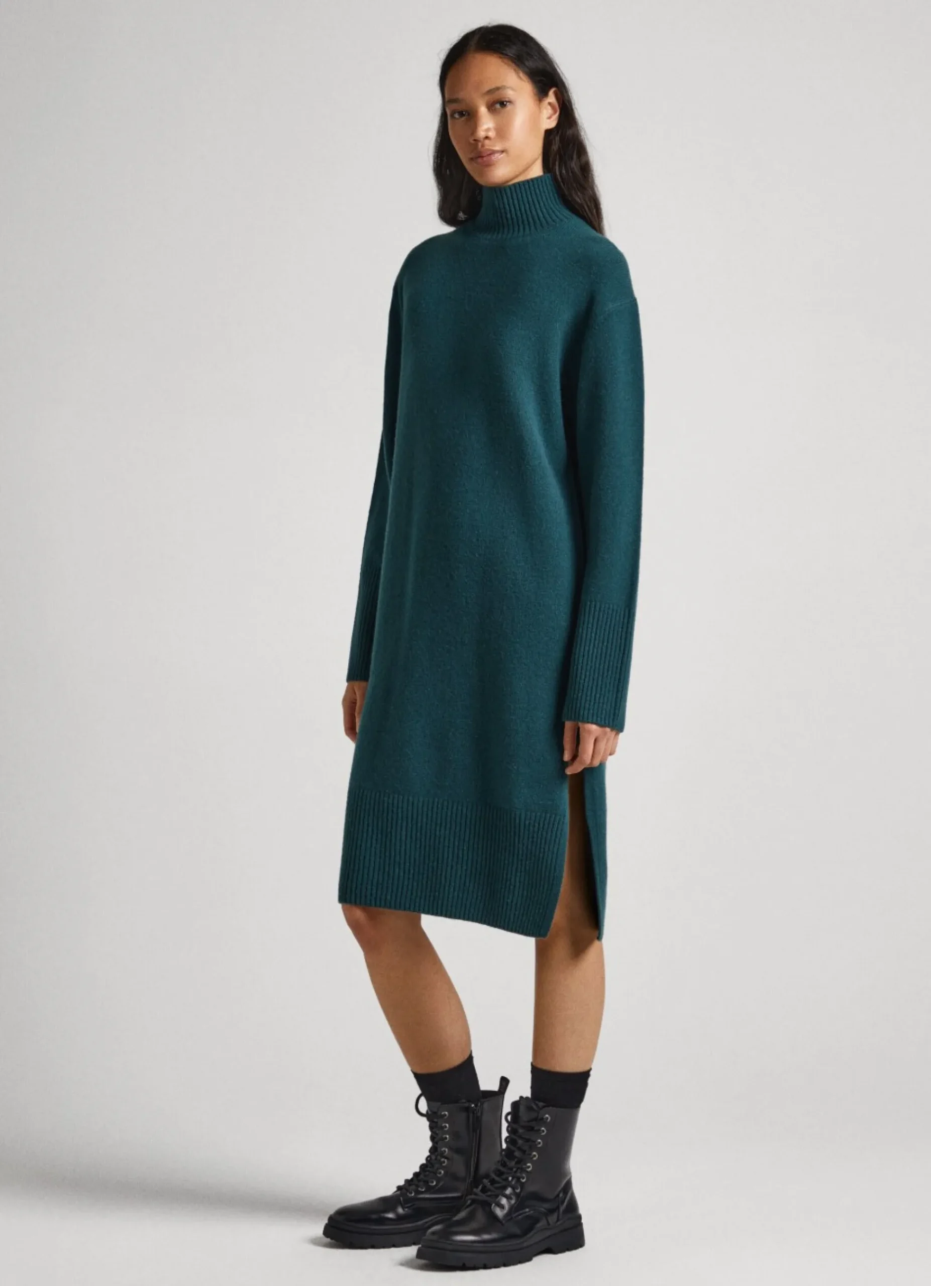 Mulher Pepe Jeans Vestidos E Macacões>Vestido Malha De La