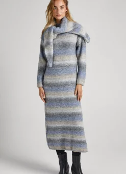 Mulher Pepe Jeans Vestidos E Macacões>Vestido Melange Efeito Desbotado