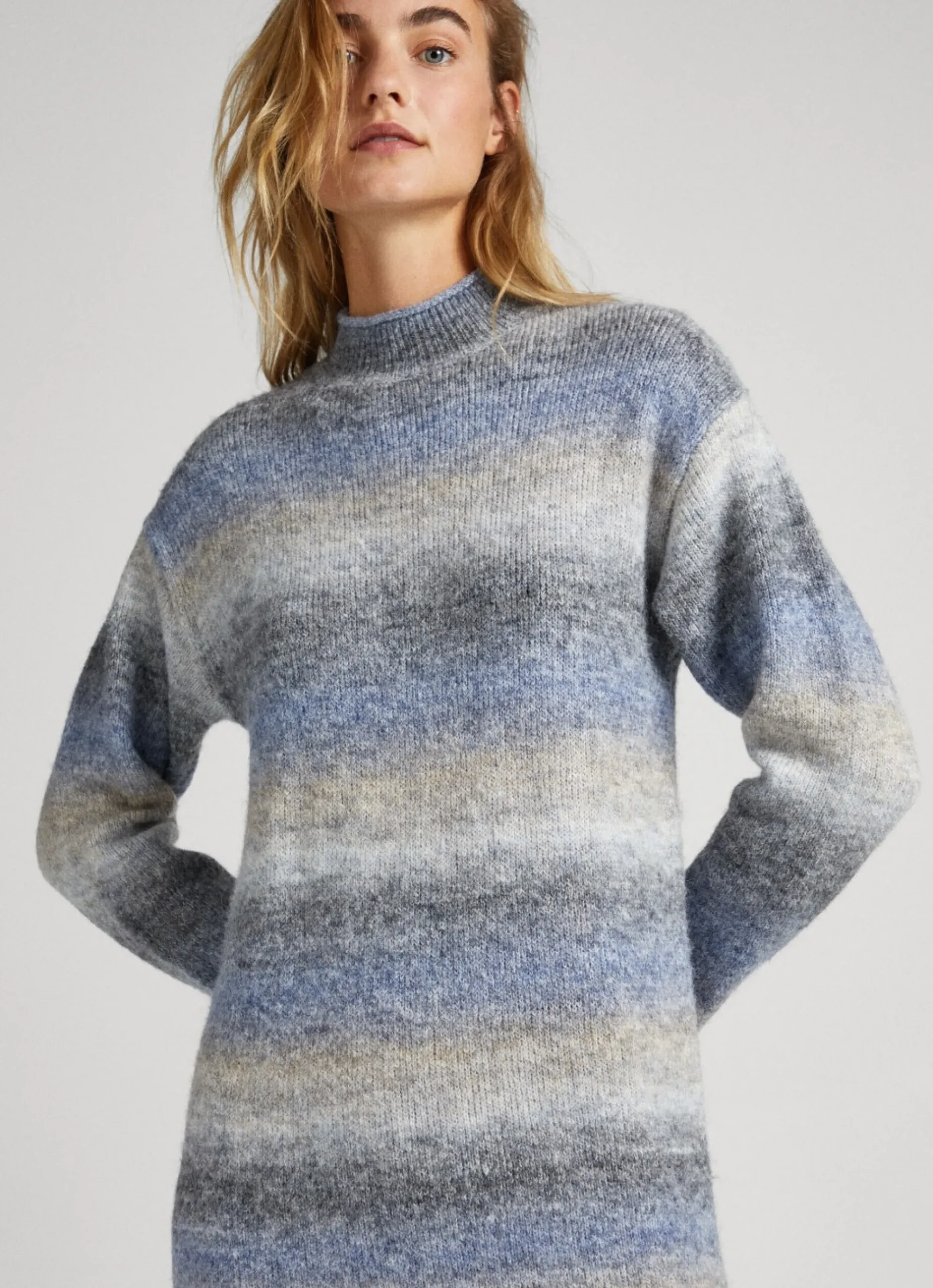 Mulher Pepe Jeans Vestidos E Macacões>Vestido Melange Efeito Desbotado