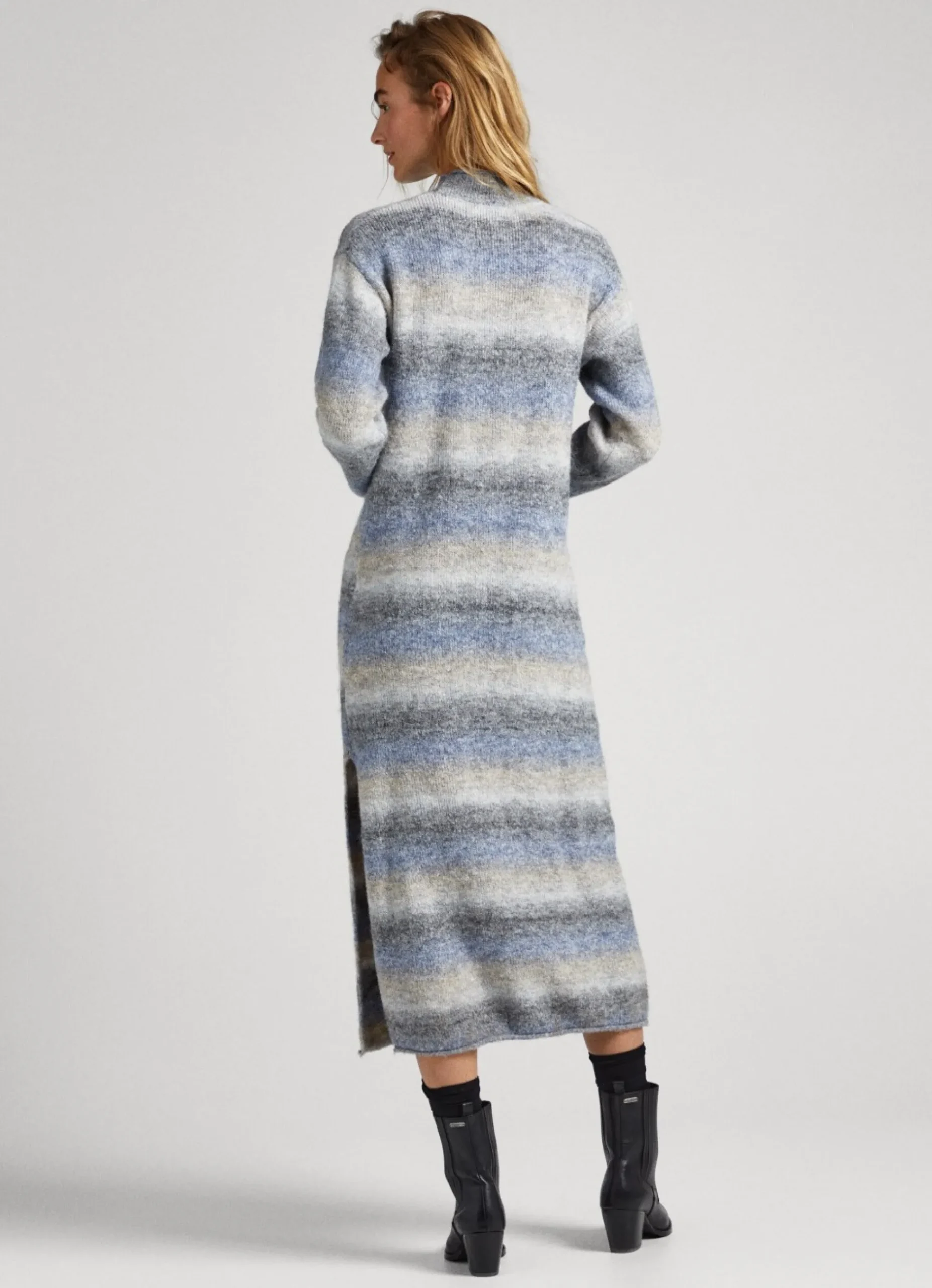 Mulher Pepe Jeans Vestidos E Macacões>Vestido Melange Efeito Desbotado
