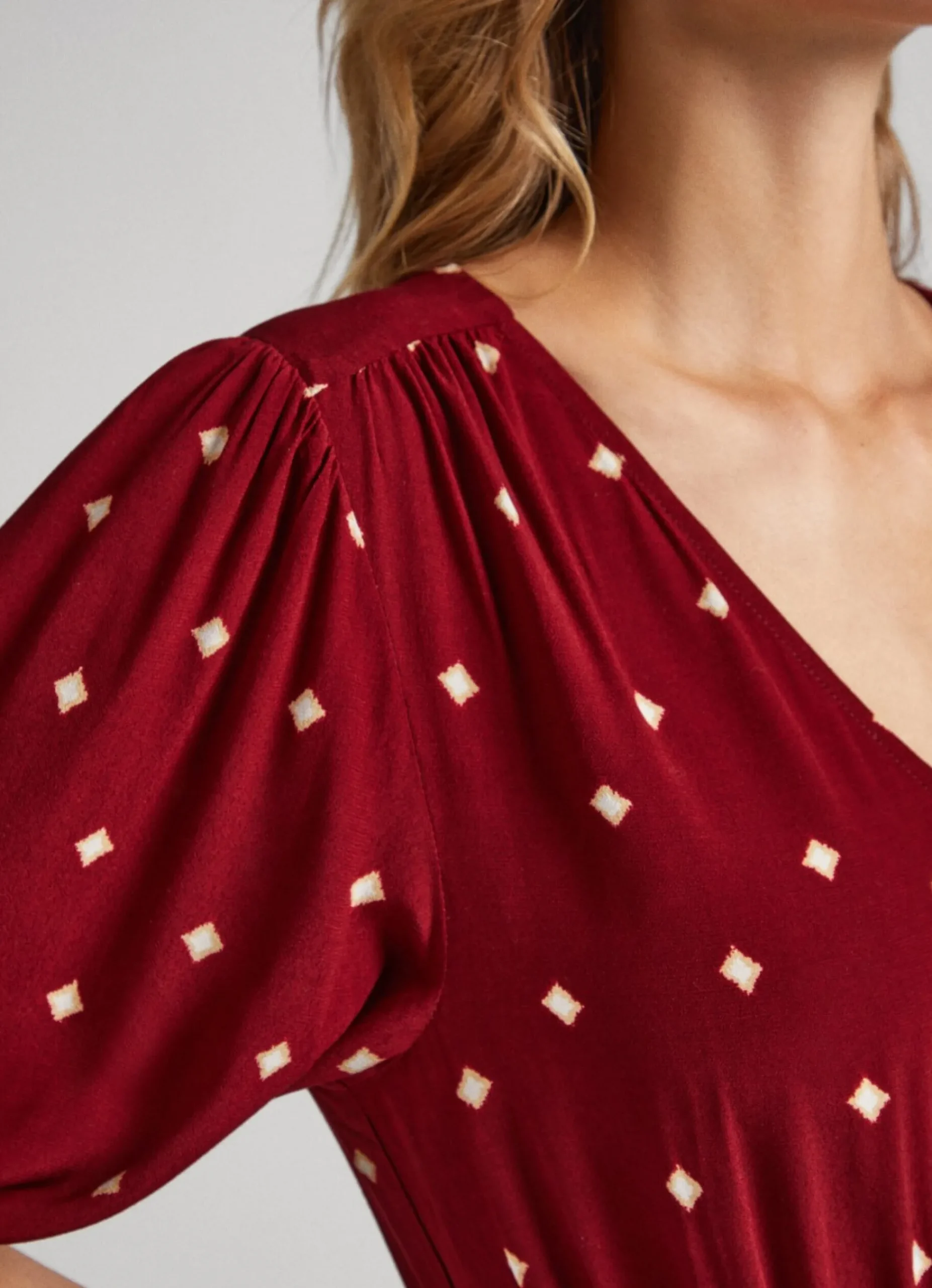 Mulher Pepe Jeans Vestidos E Macacões>Vestido Padrao As Bolinhas