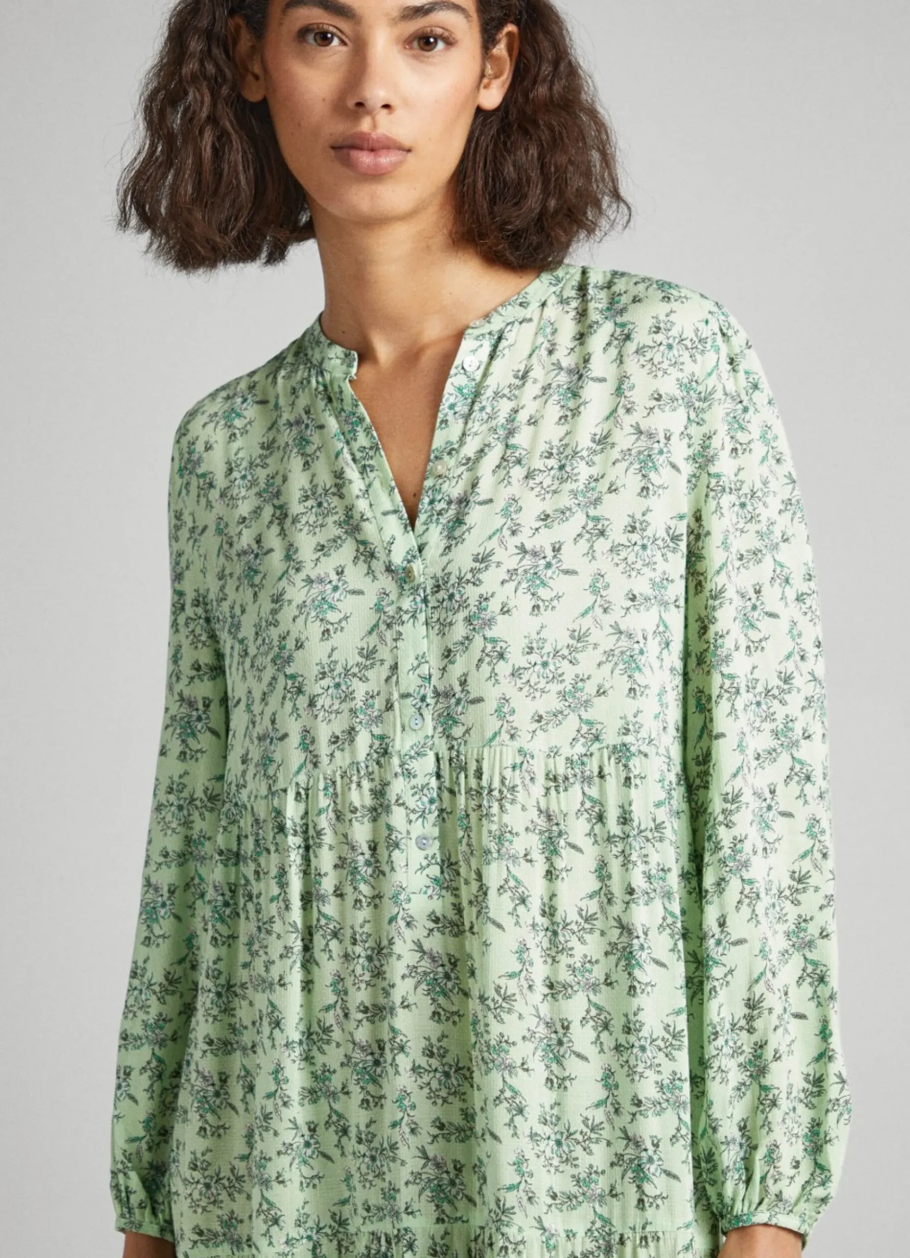 Mulher Pepe Jeans Vestidos E Macacões>Vestido Padrao Floral