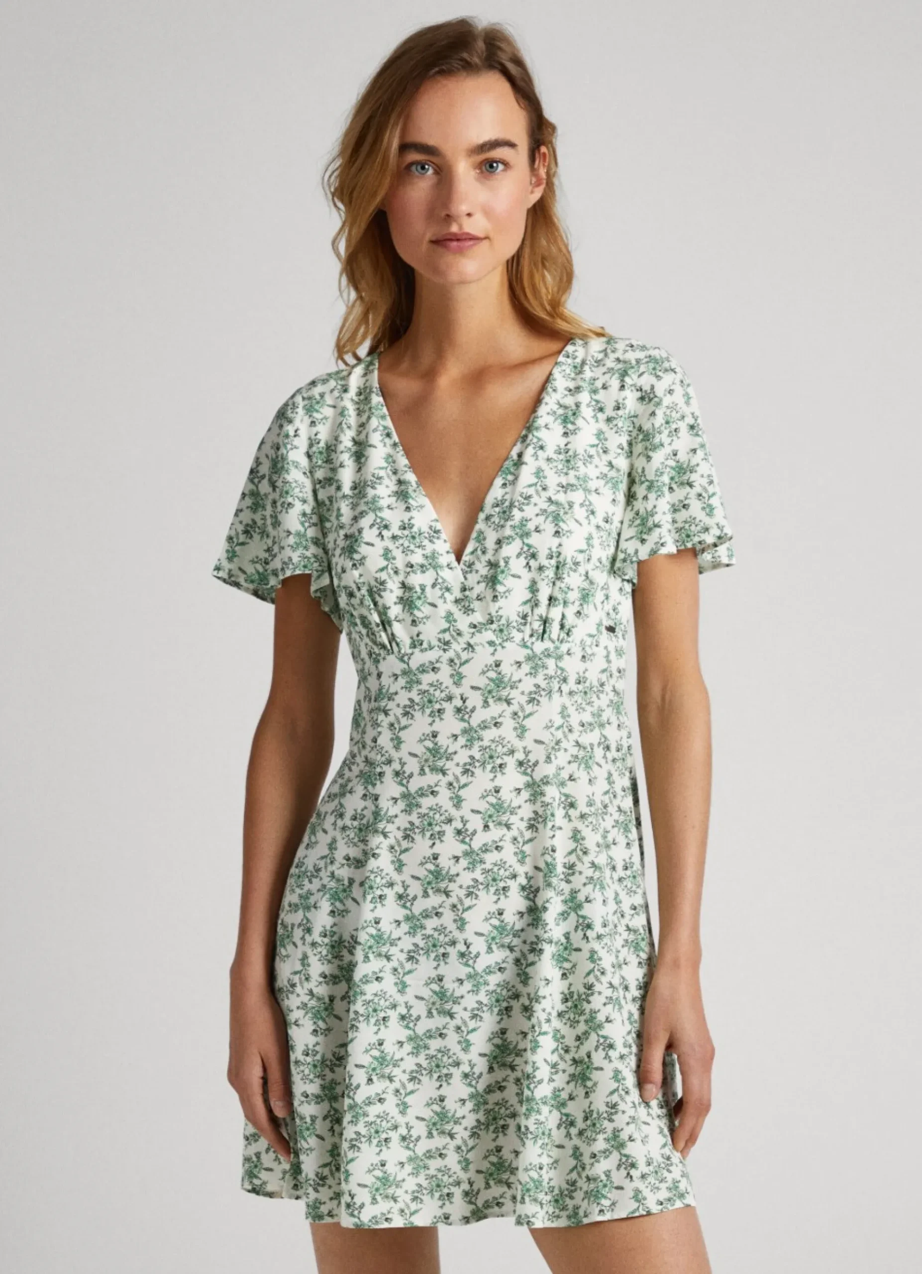 Mulher Pepe Jeans Vestidos E Macacões>Vestido Padrao Floral