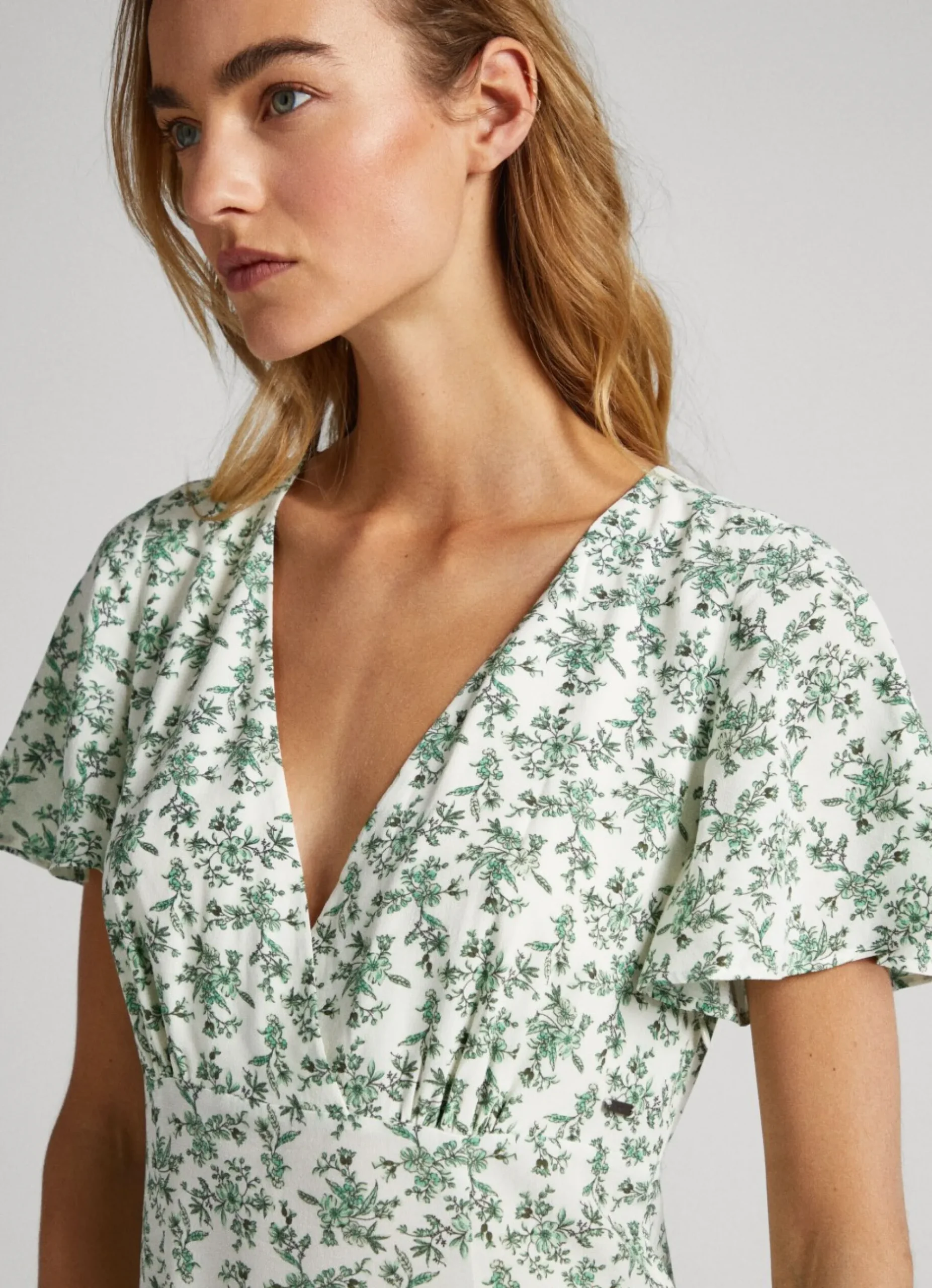 Mulher Pepe Jeans Vestidos E Macacões>Vestido Padrao Floral