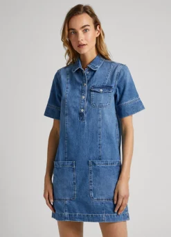 Mulher Pepe Jeans Vestidos E Macacões>Vestido Regular Fit