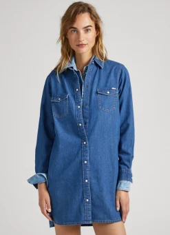 Mulher Pepe Jeans Vestidos E Macacões>Vestido Regular Fit