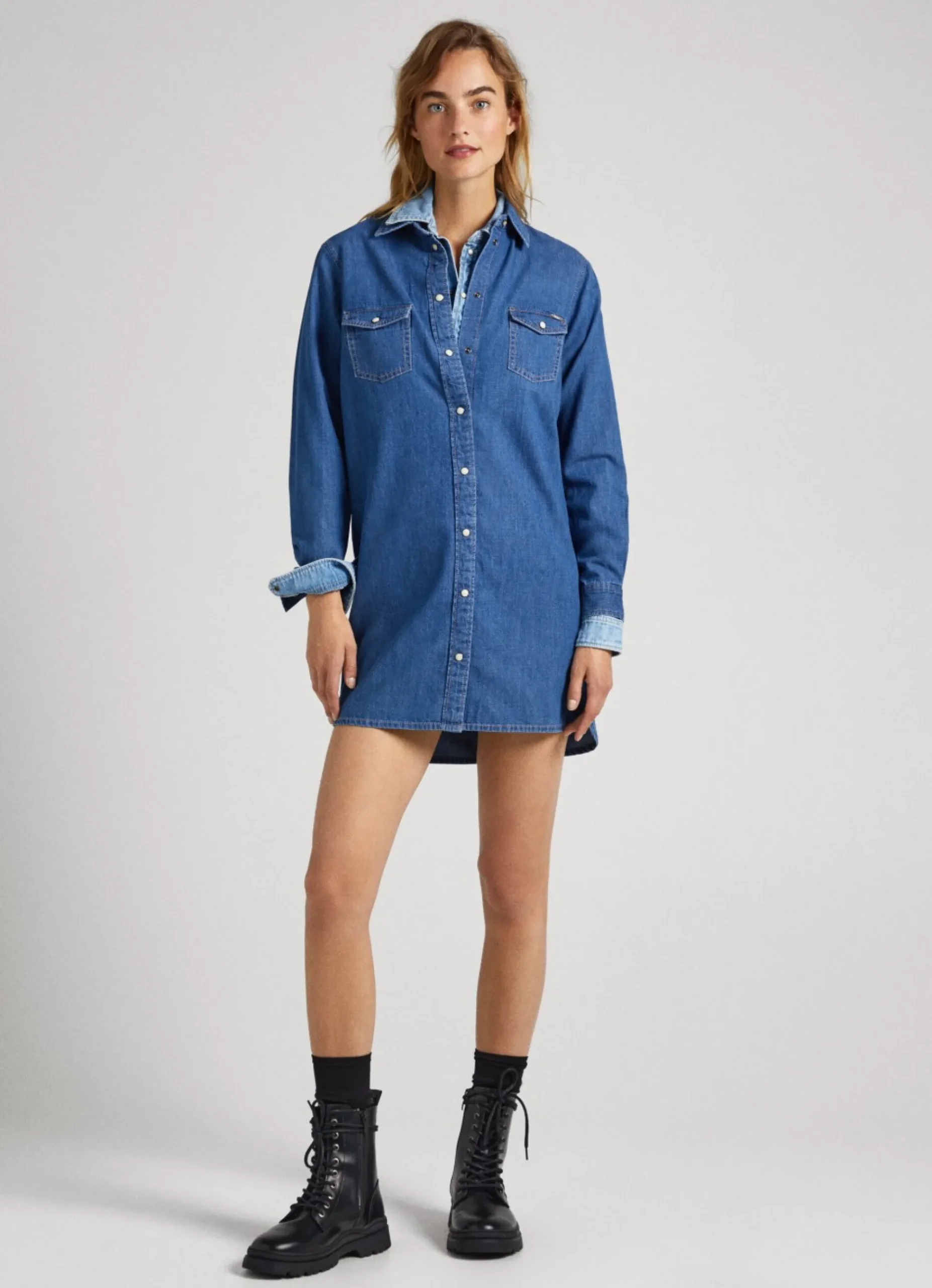 Mulher Pepe Jeans Vestidos E Macacões>Vestido Regular Fit