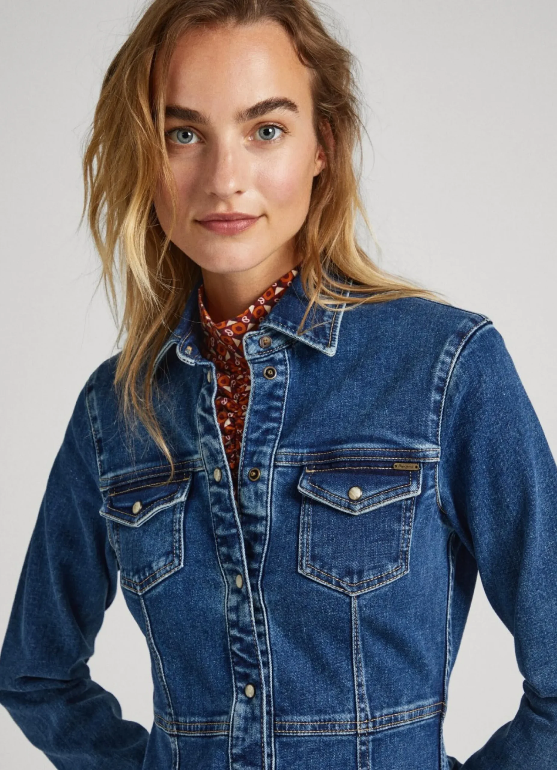 Mulher Pepe Jeans Vestidos E Macacões>Vestido Slim Fit