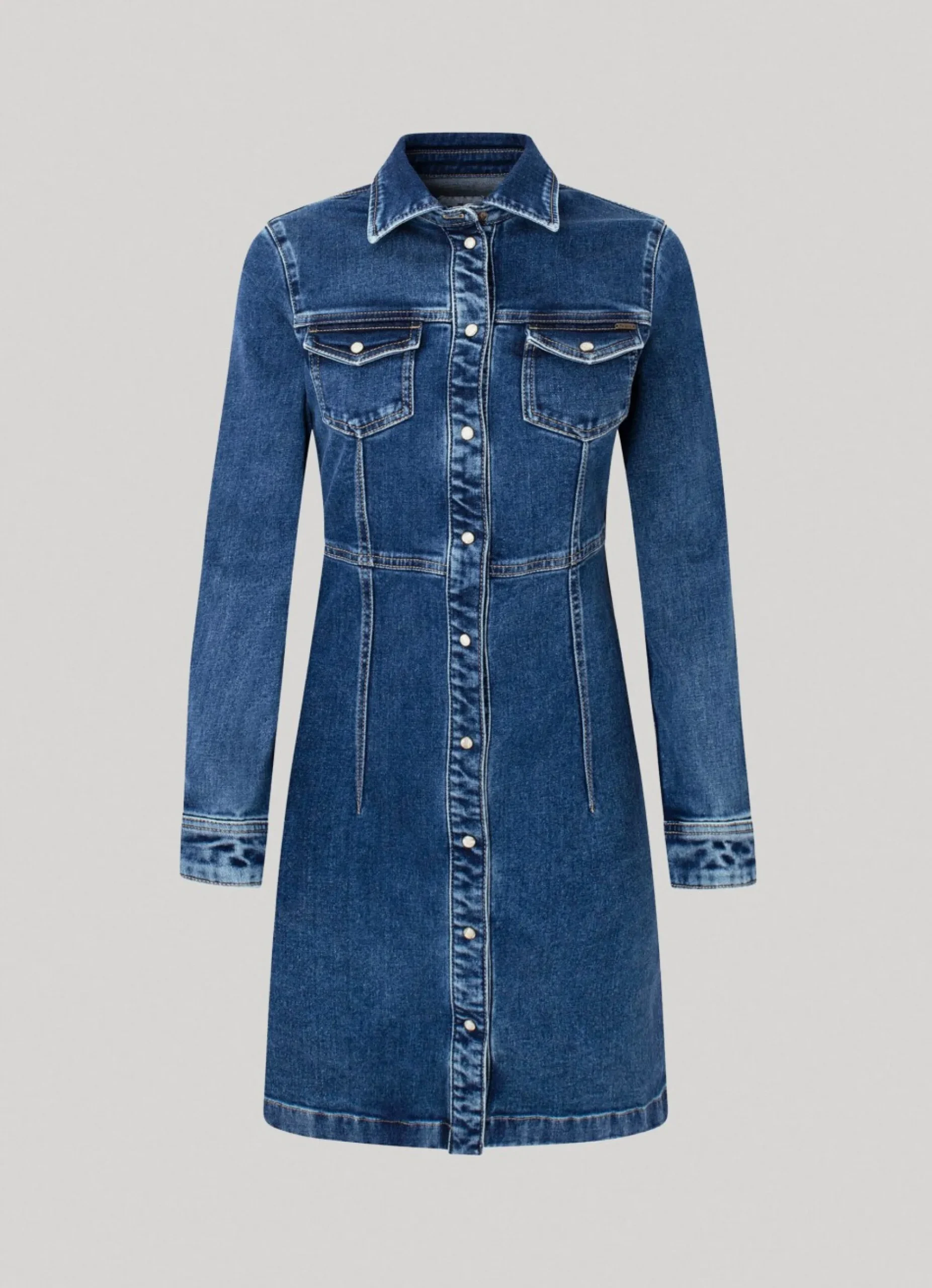 Mulher Pepe Jeans Vestidos E Macacões>Vestido Slim Fit
