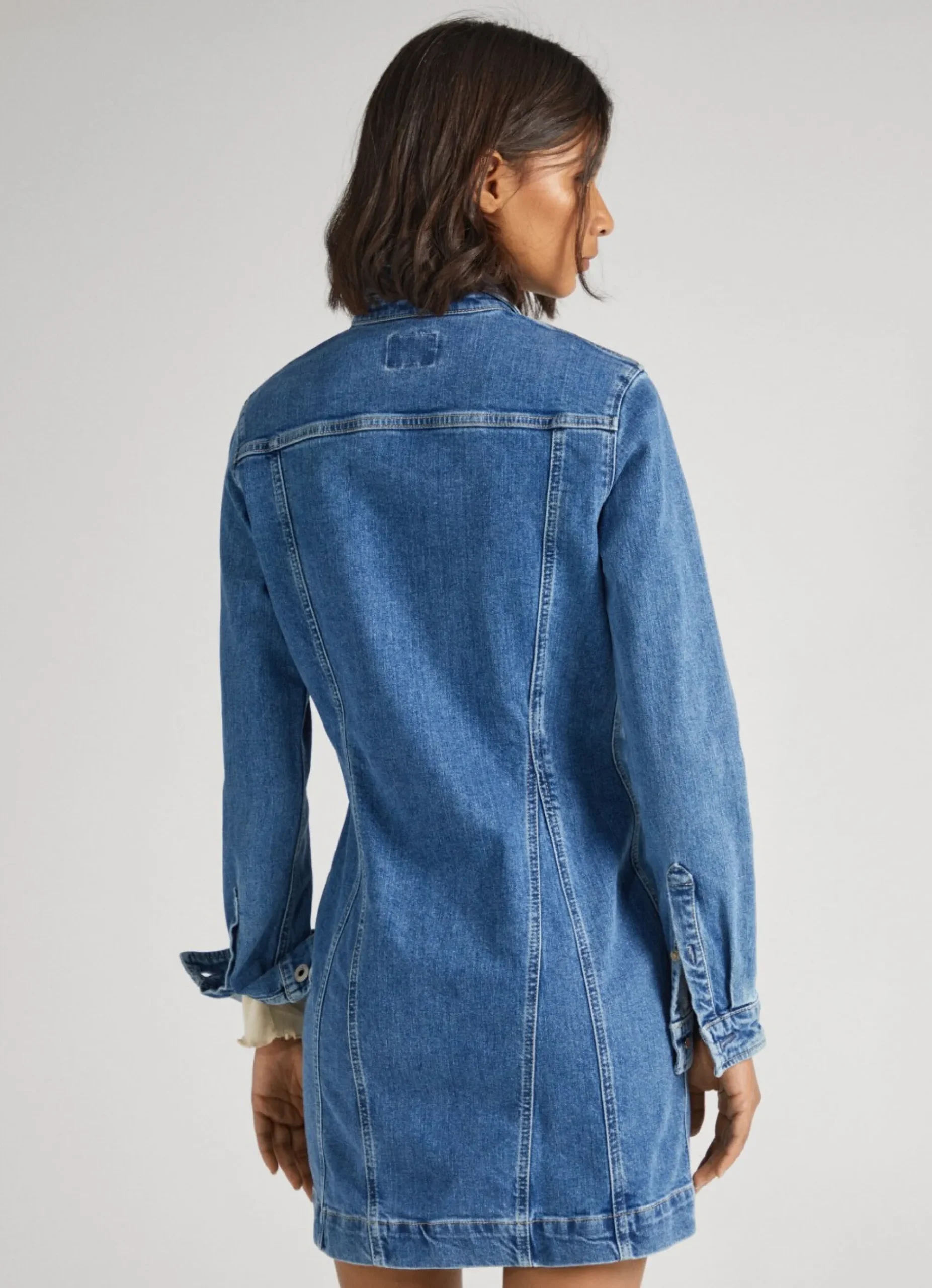 Mulher Pepe Jeans Vestidos E Macacões>Vestido Slim Fit