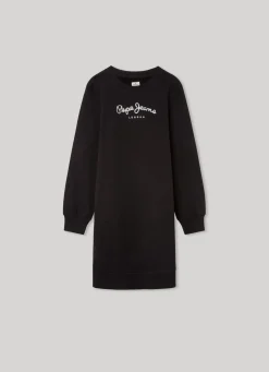 Rapariga Pepe Jeans Vestidos E Saias>Vestido Sweatshirt Logo Estampado