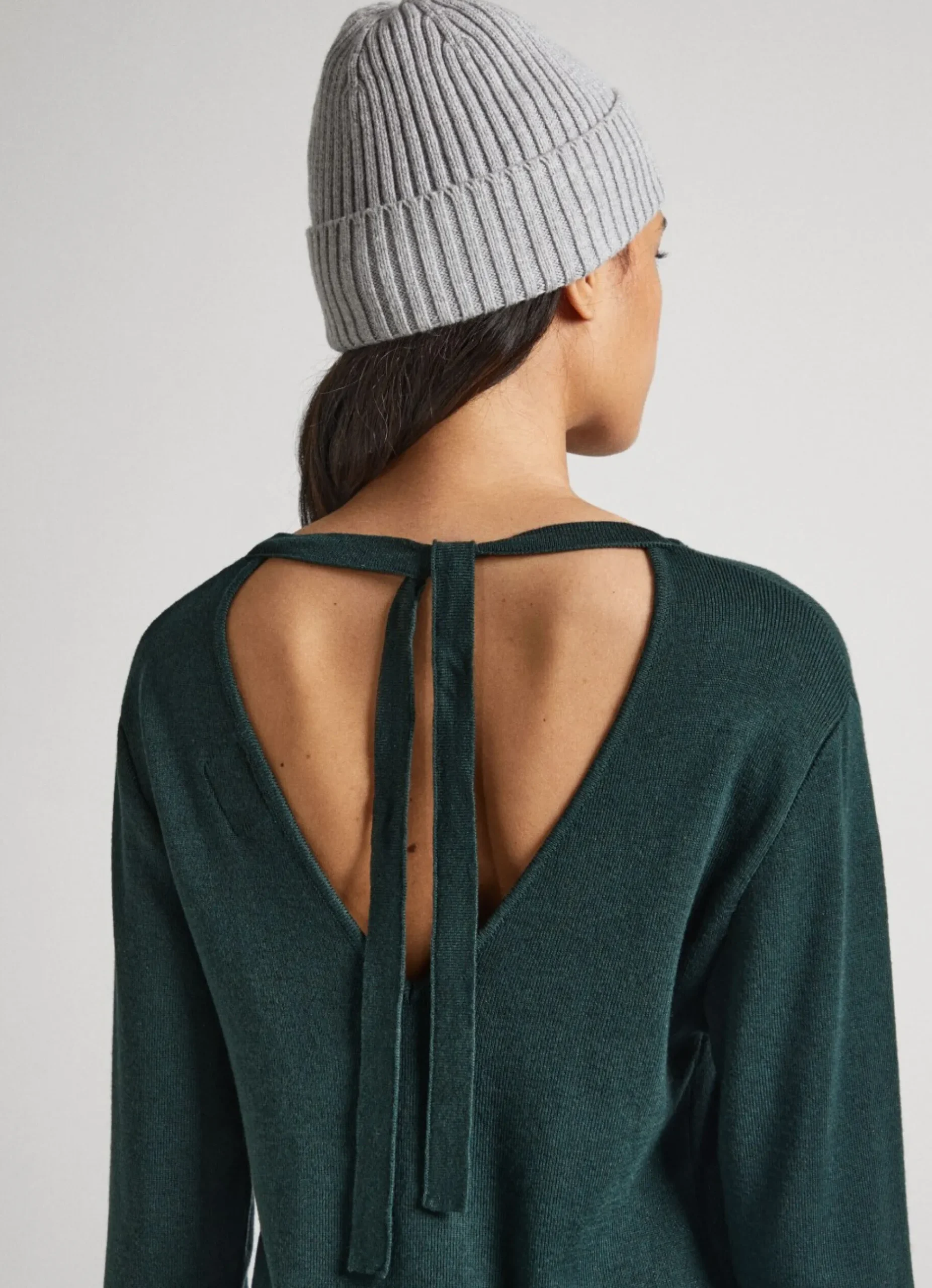Mulher Pepe Jeans Vestidos E Macacões>Vestido Tencel Decote Em V