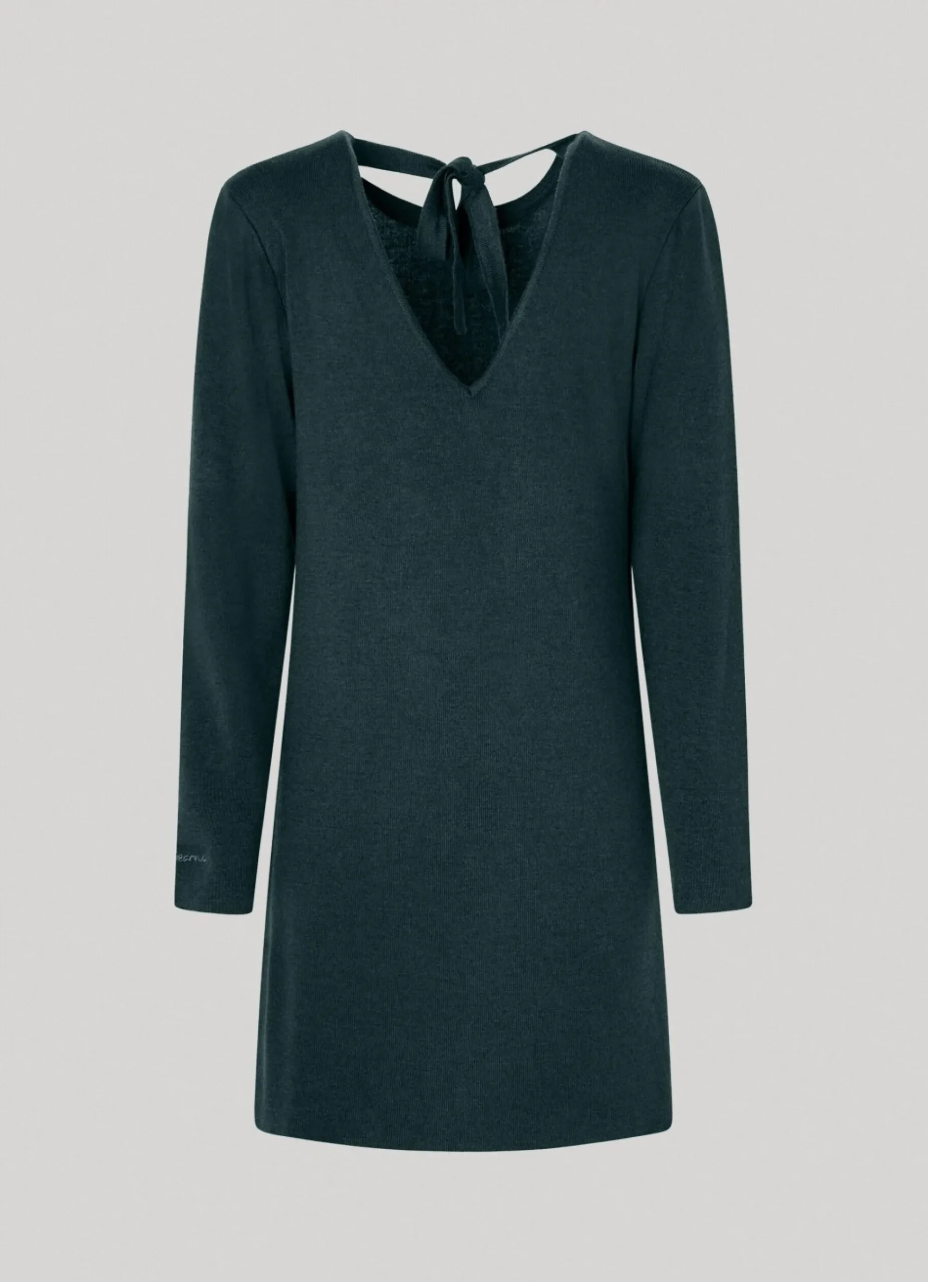Mulher Pepe Jeans Vestidos E Macacões>Vestido Tencel Decote Em V
