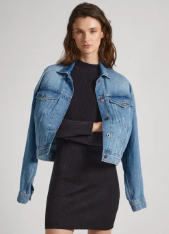 Mulher Pepe Jeans Vestidos E Macacões>Vestido Tencel Decote Perkins