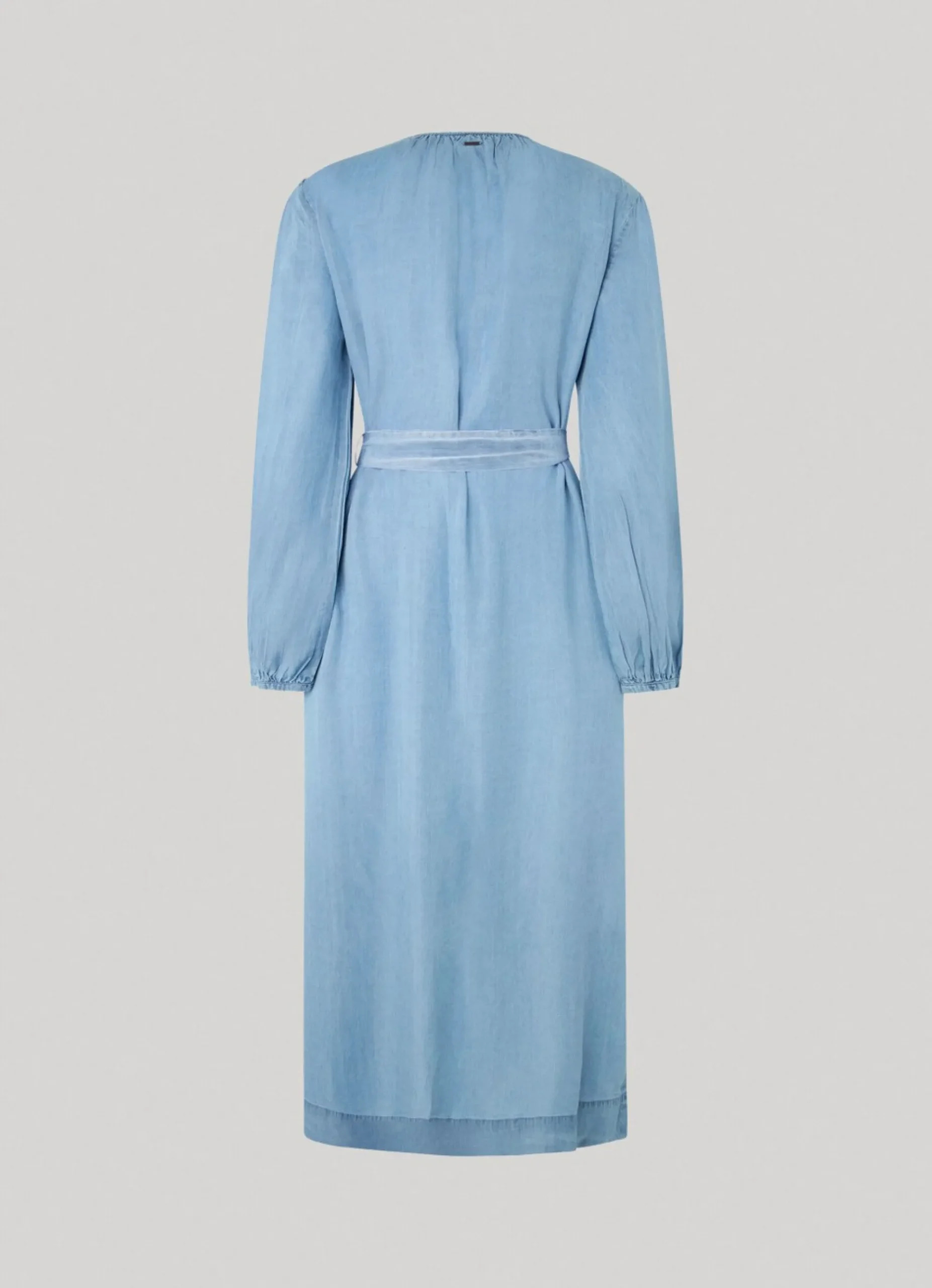 Mulher Pepe Jeans Vestidos E Macacões>Vestido Tencel Decote Redondo